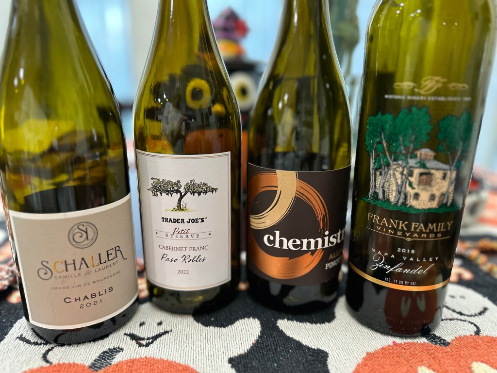 Photo of wine bottles